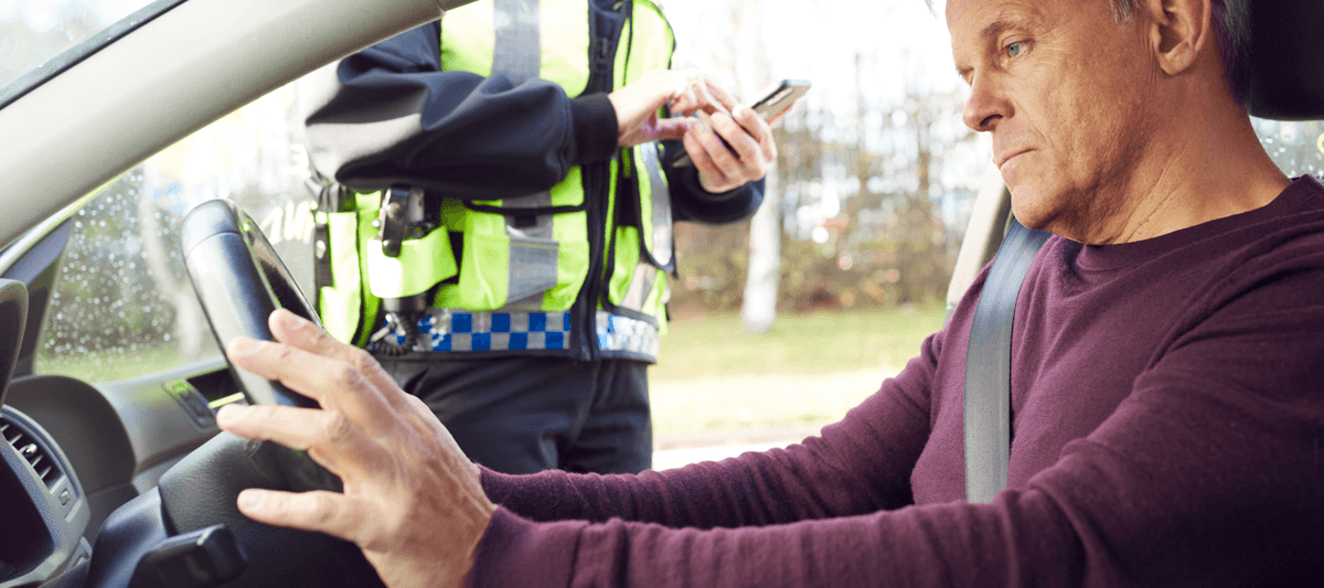 Driver fails breathalyser test